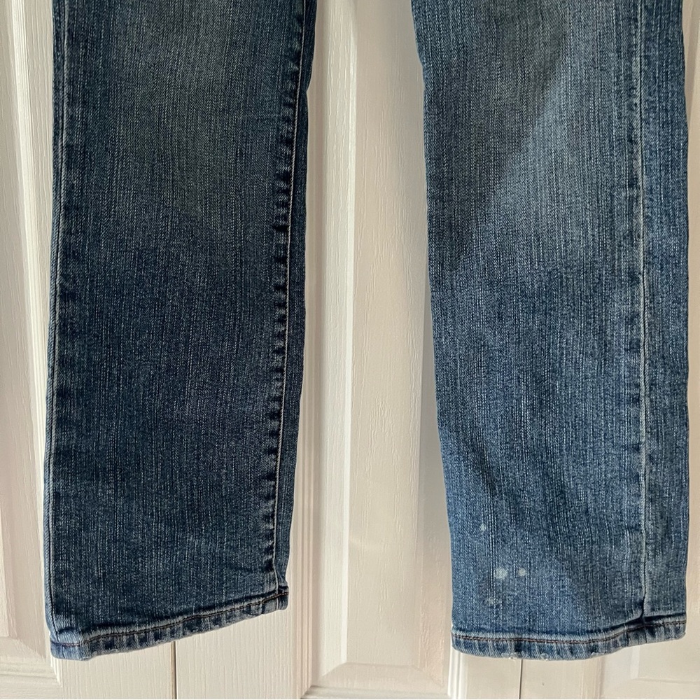 Abercrombie & Fitch Vintage Y2K Blue Denim Jeans with Pink Accents Size 2 - Picture 8 of 11